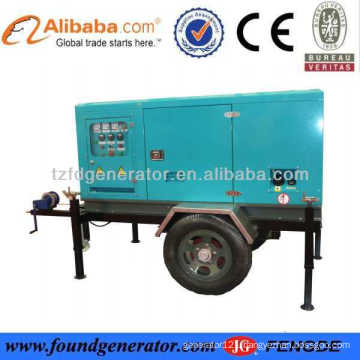 CE approved 80kw 100kva silent mobile generator